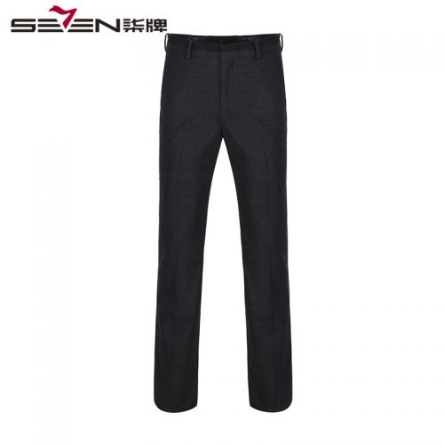 Pantalon droit pour jeunesse SEVEN7 de fibres viscose polyester, rayonne polyuréthane élastique fibreux spandex automne - Ref 1470697
