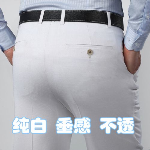 Pantalon droit TEXWOOD en chanvre pour été - Ref 1470710