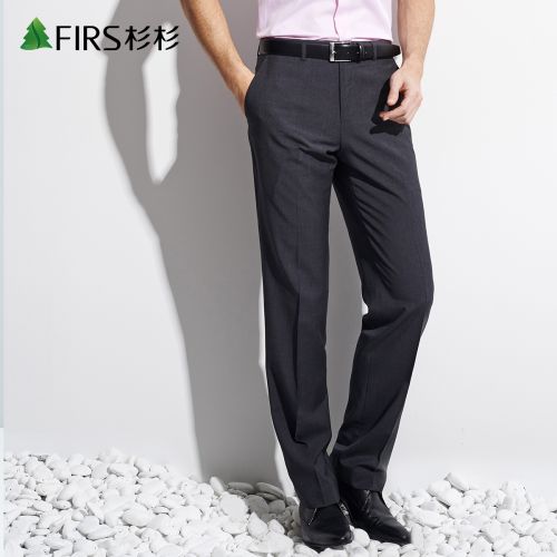 Pantalon droit pour jeunesse FIRS de fibres viscose polyester, rayonne printemps - Ref 1470740