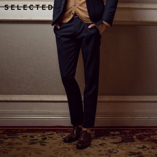 Pantalon Slim-type pour jeunesse SELECTED Fibre de polyester fibres viscose rayonne automne - Ref 1470837