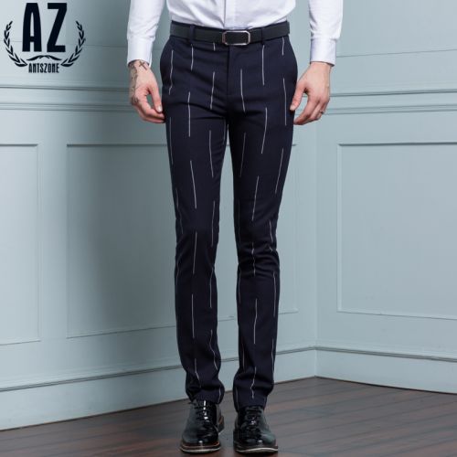 Pantalon droit pour jeunesse ANTSZONE fibre Nouveau polyester de fibres viscose rayonne printemps - Ref 1470882