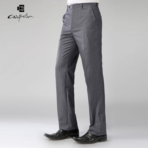 Pantalon droit CARPATON en laine pour automne - Ref 1470949