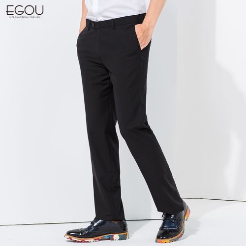 Pantalon droit pour jeunesse EGOU Fibre de polyester fibres viscose rayonne automne - Ref 1470961