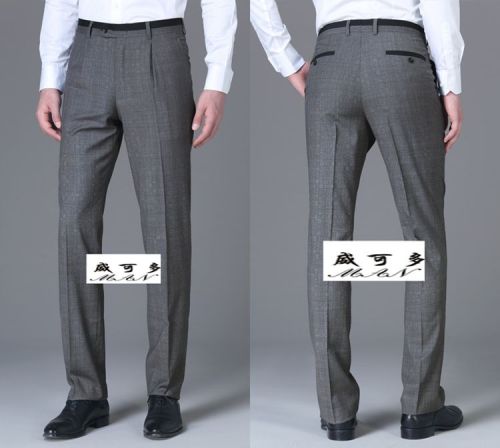 Pantalon Slim-type VICUTU en laine pour été - Ref 1471059