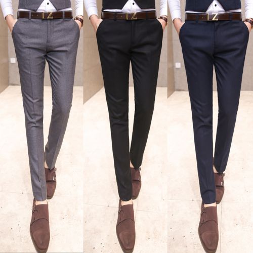 Pantalon Slim-type pour adolescent en coton printemps - Ref 1471111