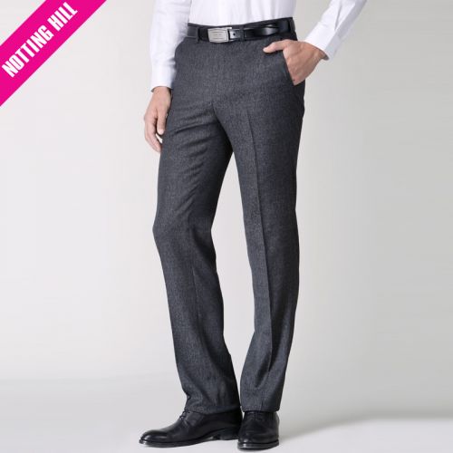 Pantalon droit NOTTING HILL en laine pour hiver - Ref 1471184