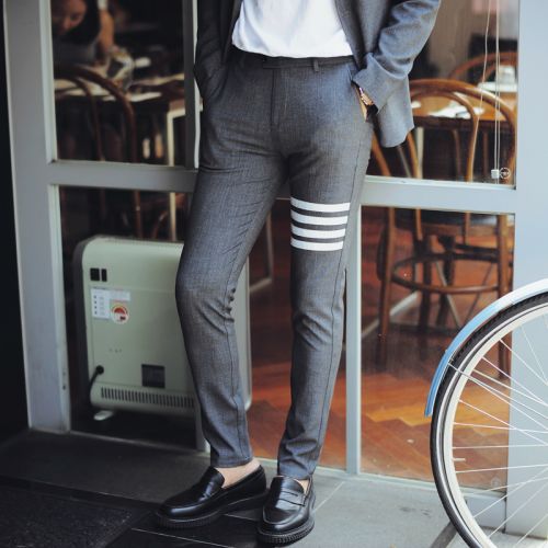 Pantalon Slim-type pour adolescent en coton automne - Ref 1471424