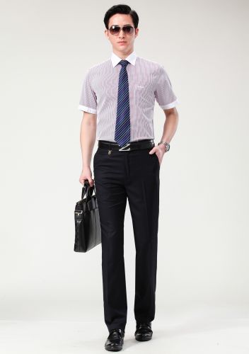 Pantalon droit en laine pour été - Ref 1471430