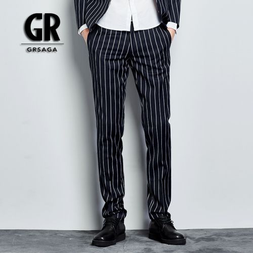 Pantalon droit pour jeunesse G-RSAGA en laine automne - Ref 1471437