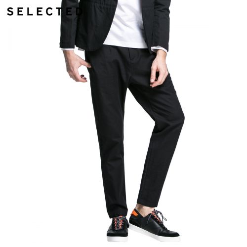 Pantalon pantalons fuselés pour jeunesse SELECTED en coton printemps - Ref 1471534