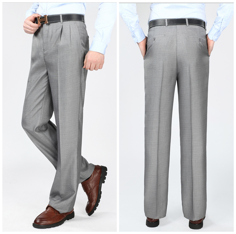 Pantalon droit en soie pour printemps - Ref 1471536
