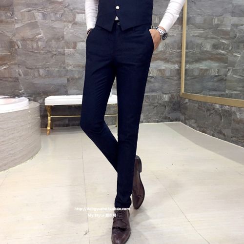 Pantalon Slim-type pour jeunesse en coton automne - Ref 1471565