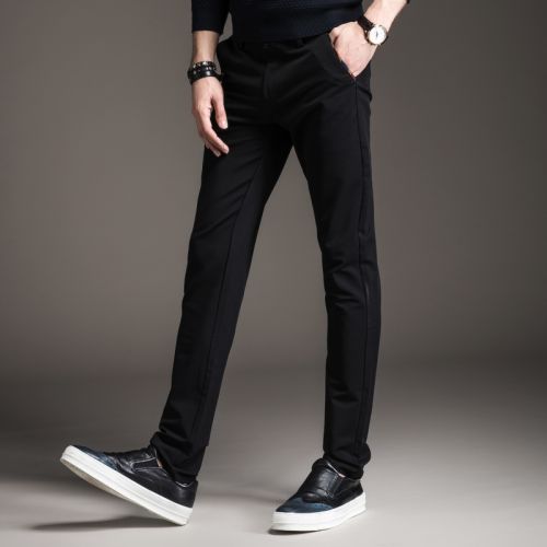 Pantalon Slim-type pour jeunesse de fibres polyamide en polyester nylon , polyuréthane élastique fibreux spandex automne - Ref 1471675