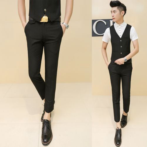 Pantalon Slim-type pour jeunesse en coton été - Ref 1471692