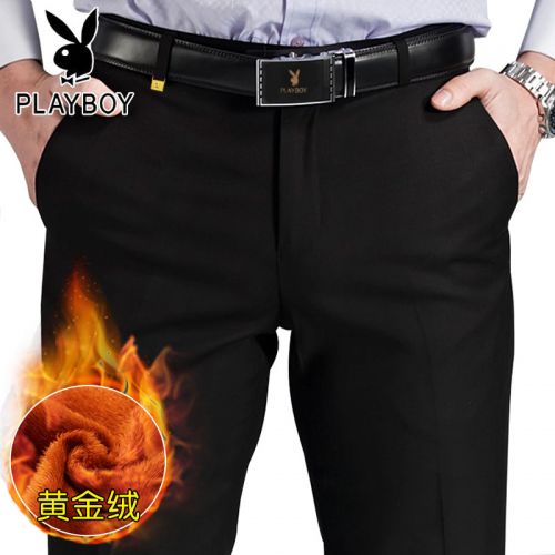 Pantalon droit pour jeunesse PLAYBOY fibres de polyester nouveau viscose rayonne hiver - Ref 1471705