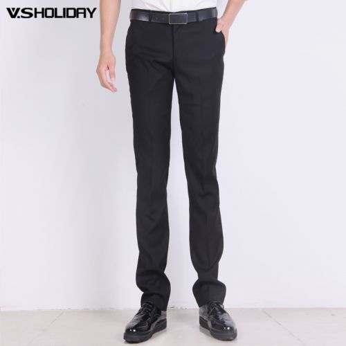 Pantalon Slim-type pour jeunesse VSHOLIDAY Fibre de polyester fibres viscose rayonne automne - Ref 1471810