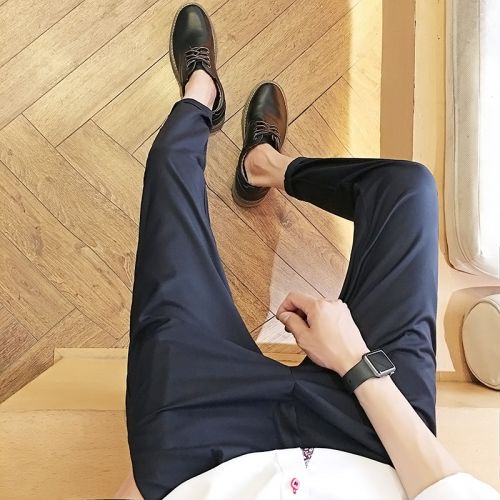 Pantalon Slim-type pour adolescent en coton été - Ref 1471820