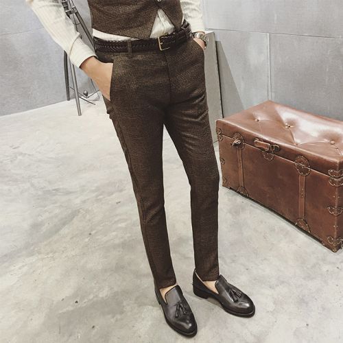 Pantalon Slim-type pour adolescent en polyester automne - Ref 1471827