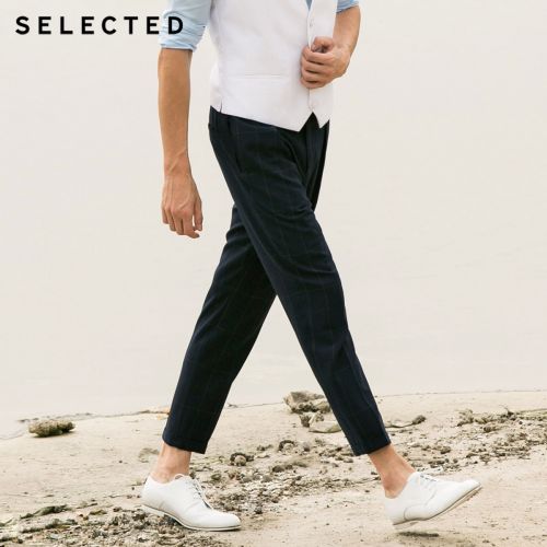 Pantalon pantalons fuselés pour jeunesse SELECTED Fibre de polyester fibres viscose rayonne automne - Ref 1471860