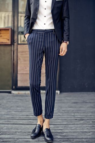 Pantalon Slim-type pour jeunesse JINIHOMME en polyester - Ref 1471864