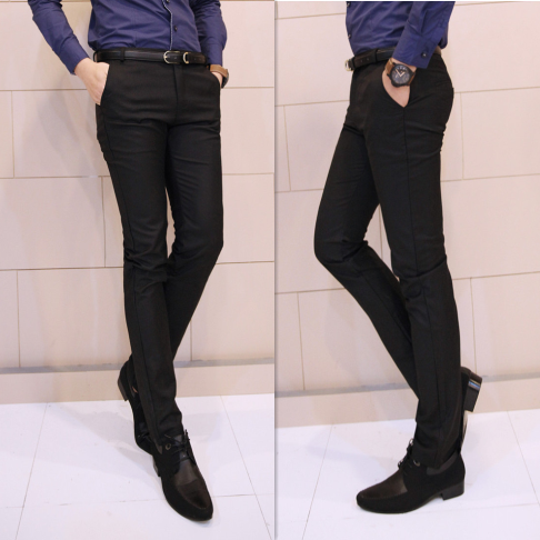 Pantalon Slim-type pour adolescent en coton printemps - Ref 1471968