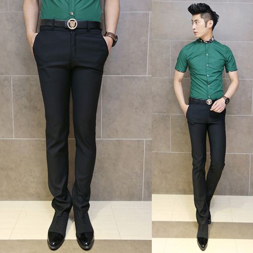 Pantalon Slim-type pour jeunesse en coton printemps - Ref 1472082