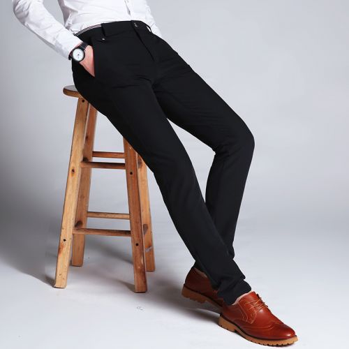 Pantalon Slim-type pour jeunesse Les fibres de polyamide nylon , polyéthylène téréphtalate PET fibre élastique polyuréthane spandex automne - Ref 1472425