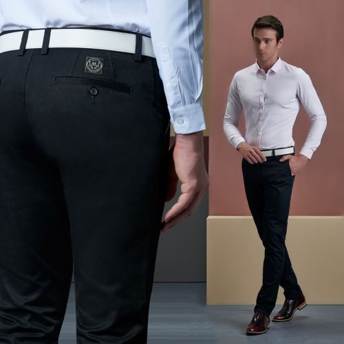 Pantalon droit pour jeunesse en coton automne - Ref 1472561