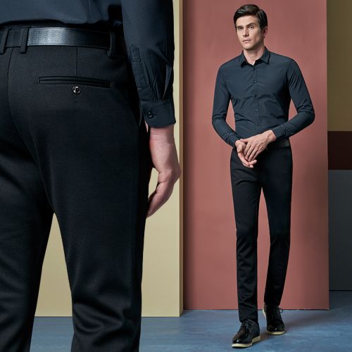 Pantalon droit pour jeunesse en coton automne - Ref 1472708