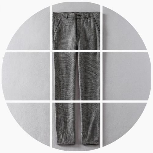 Pantalon droit en coton pour printemps - Ref 1472727