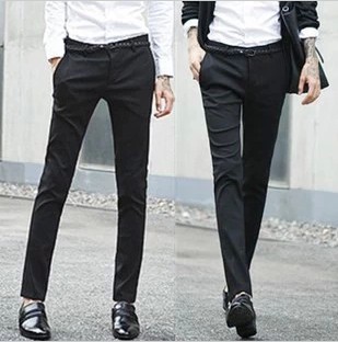 Pantalon Slim-type en coton - Ref 1472762