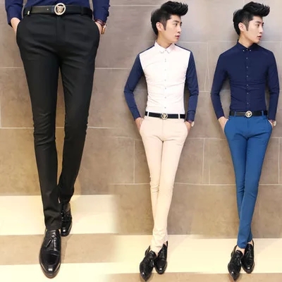 Pantalon Slim-type pour jeunesse en coton été - Ref 1472906