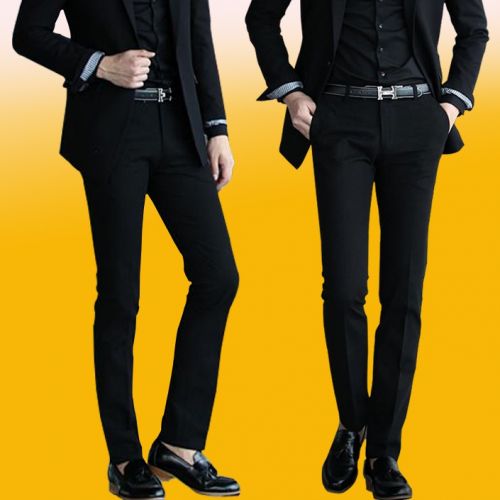 Pantalon Slim-type pour jeunesse en coton printemps - Ref 1473036