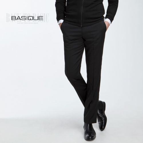 Pantalon droit pour jeunesse BASIQUE en laine printemps - Ref 1473995