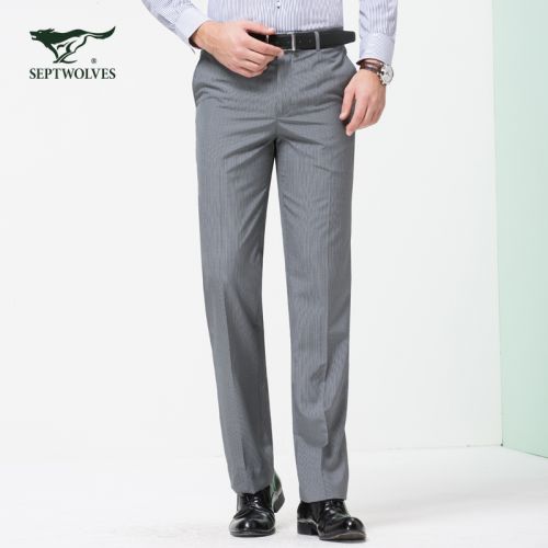 Pantalon droit pour jeunesse SEPTWOLVES de fibres viscose polyester, rayonne été - Ref 1473997