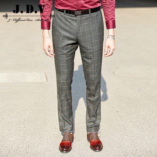 Pantalon Slim-type pour jeunesse J.D.V de fibres viscose polyester, rayonne automne - Ref 1474070