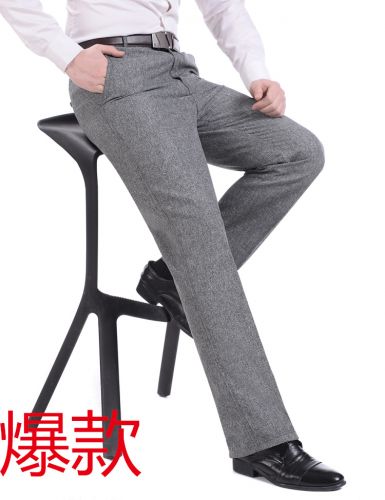 Pantalon droit en chanvre pour printemps - Ref 1474626