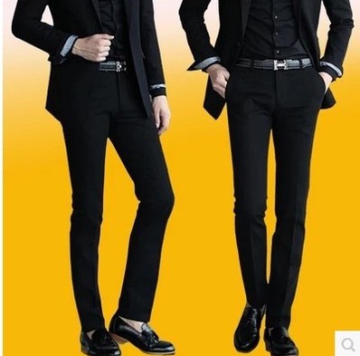 Pantalon Slim-type pour jeunesse en coton printemps - Ref 1475641