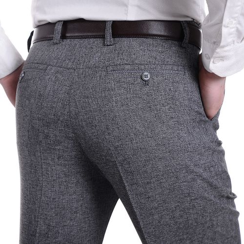 Pantalon droit en polyester pour été - Ref 1475880