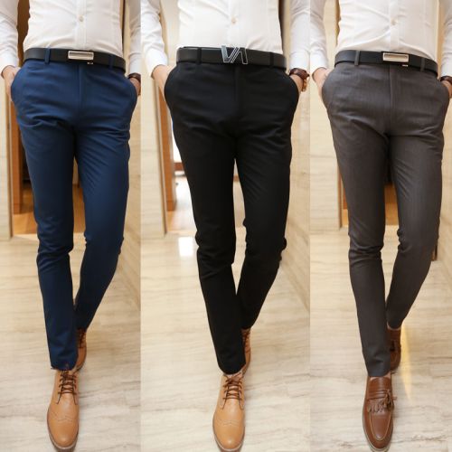 Pantalon Slim-type pour jeunesse en coton printemps - Ref 1475909