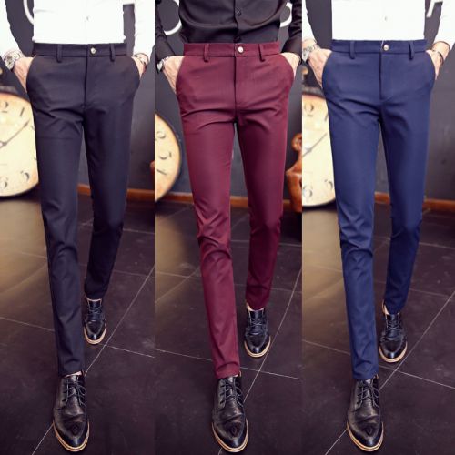 Pantalon Slim-type pour jeunesse en polyester automne - Ref 1476234
