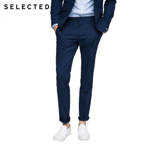 Pantalon Slim-type pour jeunesse SELECTED en polyester automne - Ref 1476579