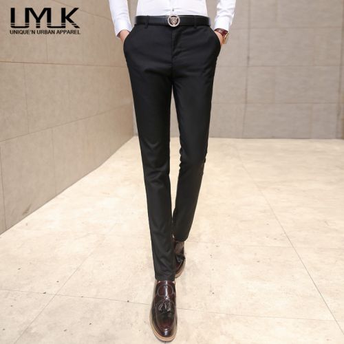Pantalon Slim-type pour jeunesse UYUK Fibre de polyester fibres viscose rayonne automne - Ref 1476677