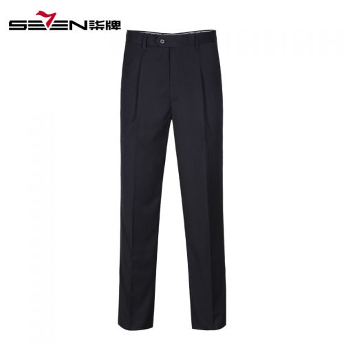 Pantalon droit SEVEN7 en polyester pour printemps - Ref 1480847