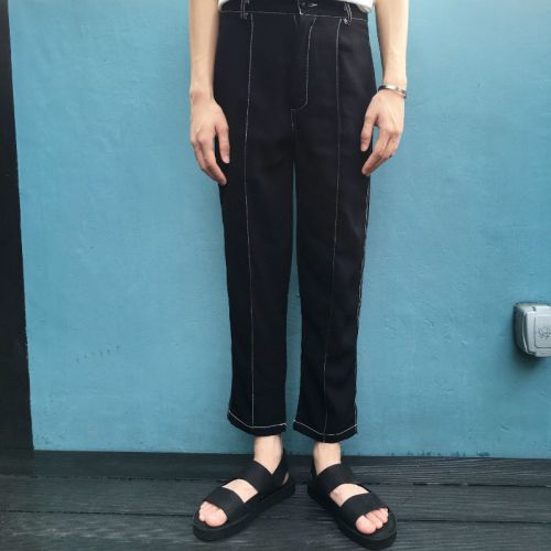 Pantalon droit pour adolescent en coton été - Ref 1485448