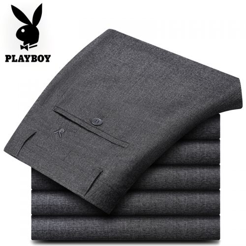 Pantalon PLAYBOY fibre de polyester fibres viscose rayonne polyuréthane élastique spandex pour été - Ref 1485486