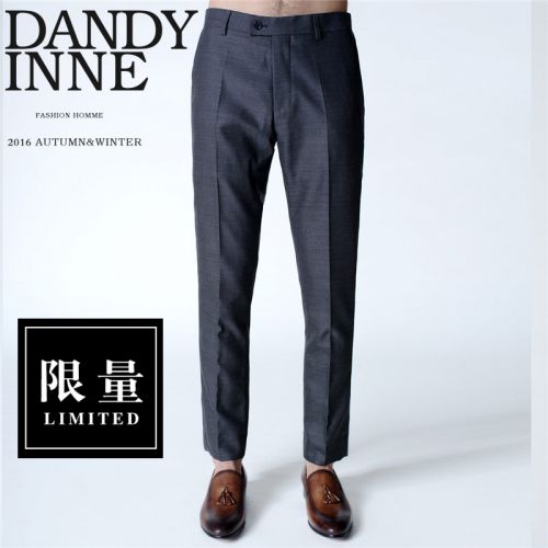 Pantalon Slim-type pour jeunesse DANDYINNE en laine automne - Ref 1485533