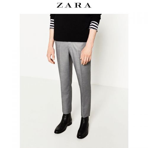 Pantalon Slim-type pour jeunesse ZARA Fibre de polyester fibres viscose rayonne automne - Ref 1486463