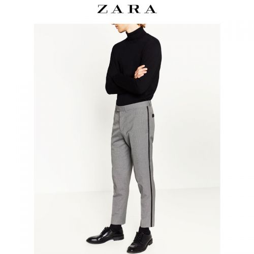 Pantalon pour jeunesse ZARA Fibre de polyester fibres viscose rayonne automne - Ref 1486471