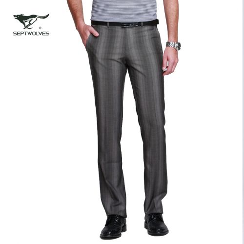 Pantalon droit SEPTWOLVES en polyester pour été - Ref 1486529